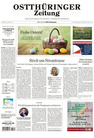 Ostthüringer Zeitung (Pößneck) - 30 Mar 2024