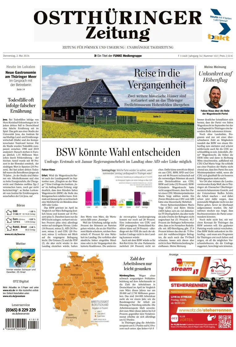 Ostthüringer Zeitung (Pößneck)