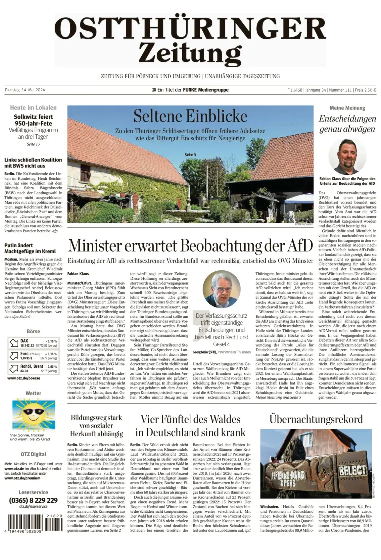 Ostthüringer Zeitung (Pößneck)