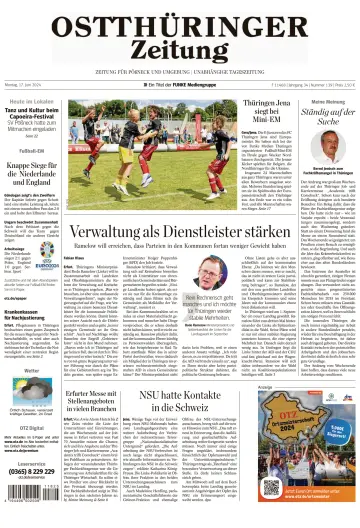 Ostthüringer Zeitung (Pößneck) - 17 Jun 2024