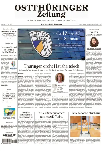 Ostthüringer Zeitung (Pößneck) - 18 Jun 2024