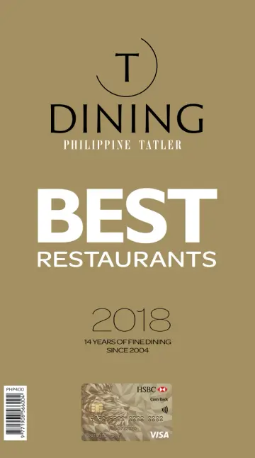 The Tatler Dining Guide Philippines - 31 Oca 2018