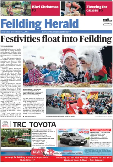 Feilding-Rangitikei Herald - 17 Dec 2015
