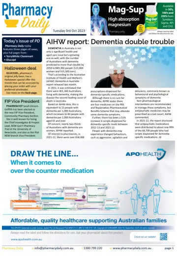 Pharmacy Daily - 03 十月 2023