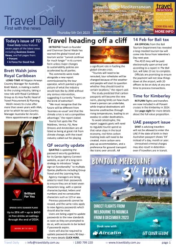 Travel Daily - 05 oct. 2023