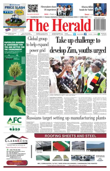 The Herald (Zimbabwe) - 22 Feb 2024
