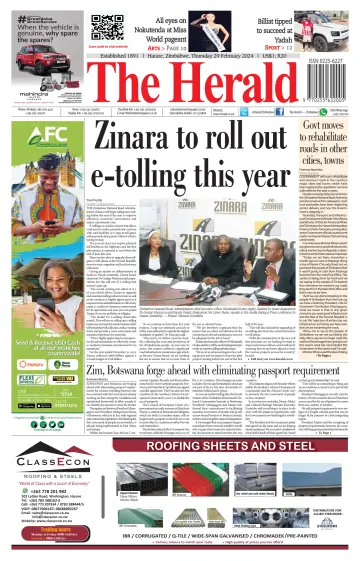 The Herald (Zimbabwe) - 29 Feb 2024