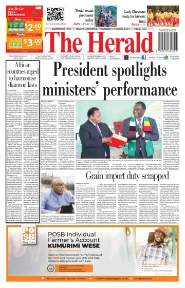 The Herald (Zimbabwe) - 13 Mar 2024
