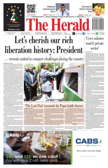 The Herald (Zimbabwe) - 22 Mar 2024