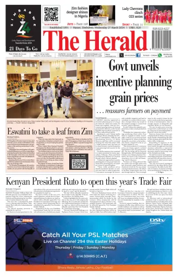 The Herald (Zimbabwe) - 27 Mar 2024
