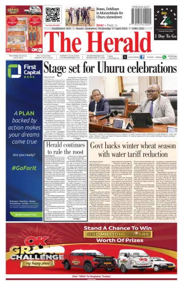 The Herald (Zimbabwe) - 17 Ebri 2024