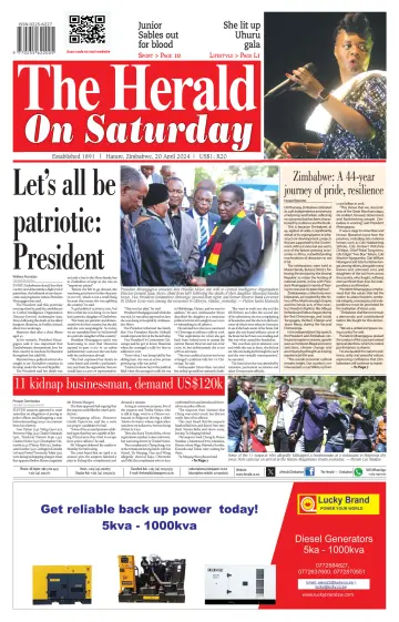 The Herald (Zimbabwe) - 20 abr. 2024