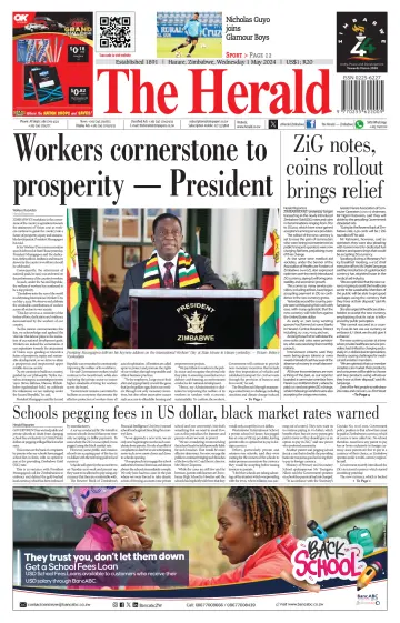 The Herald (Zimbabwe) - 01 五月 2024