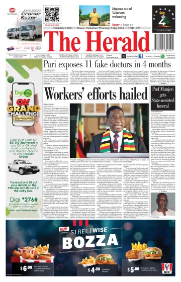 The Herald (Zimbabwe) - 2 Bealtaine 2024