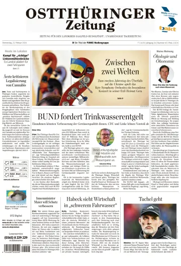 Ostthüringer Zeitung (Rudolstadt) - 22 Feb 2024