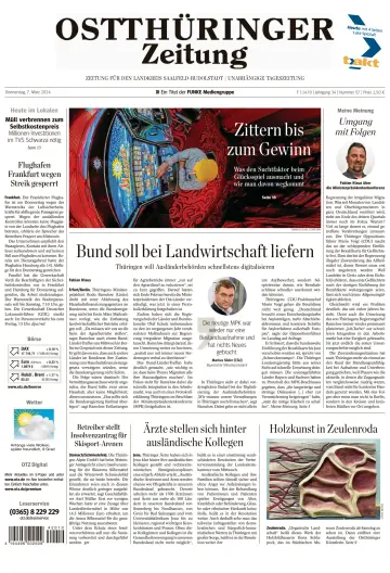 Ostthüringer Zeitung (Rudolstadt) - 7 Mar 2024