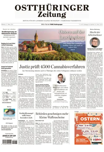 Ostthüringer Zeitung (Rudolstadt) - 27 Mar 2024