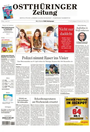 Ostthüringer Zeitung (Rudolstadt) - 5 Apr 2024