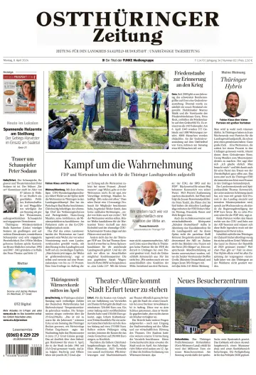 Ostthüringer Zeitung (Rudolstadt) - 08 Apr. 2024