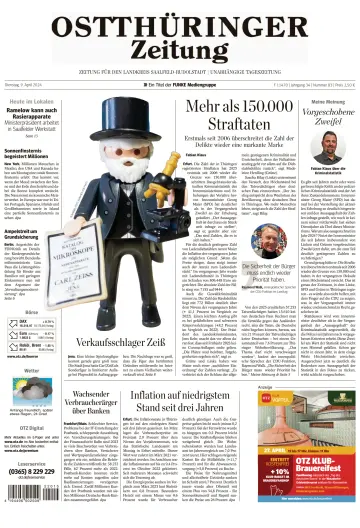 Ostthüringer Zeitung (Rudolstadt) - 09 Nis 2024