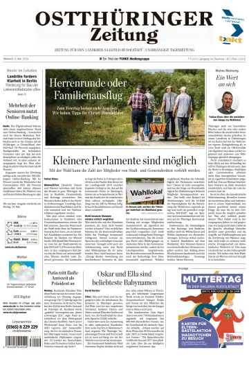 Ostthüringer Zeitung (Rudolstadt) - 8 May 2024