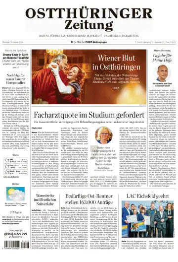 Ostthüringer Zeitung (Saalfeld) - 30 Jan 2024