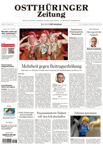 Ostthüringer Zeitung (Saalfeld) - 12 Feb 2024