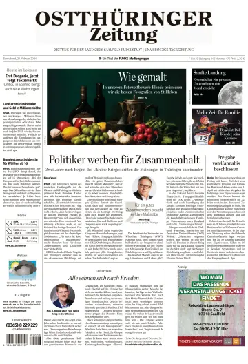 Ostthüringer Zeitung (Saalfeld) - 24 Feb 2024