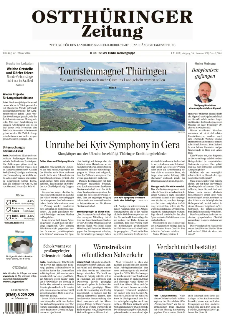 Ostthüringer Zeitung (Saalfeld)
