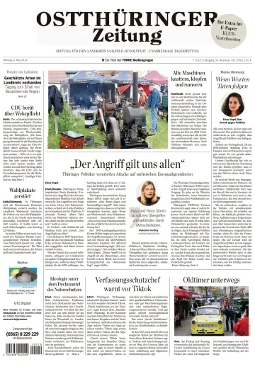 Ostthüringer Zeitung (Saalfeld) - 06 5月 2024