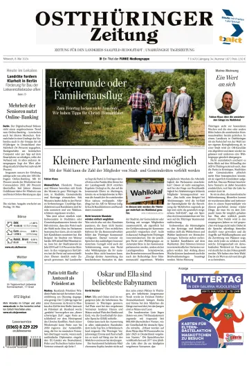 Ostthüringer Zeitung (Saalfeld) - 08 Mai 2024