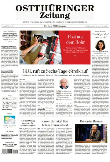 Ostthüringer Zeitung (Schleiz) - 23 Jan 2024