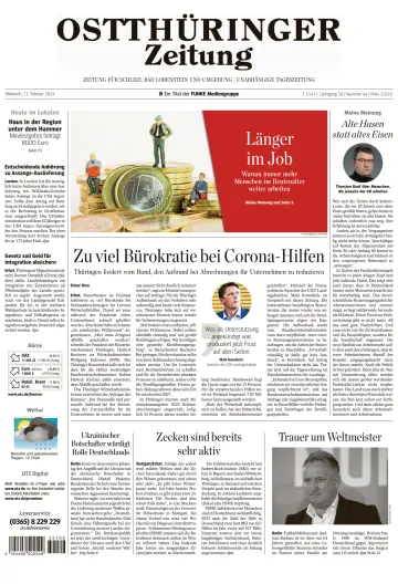 Ostthüringer Zeitung (Schleiz) - 21 Feb 2024