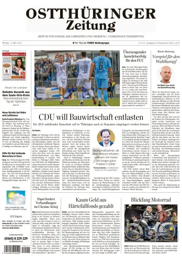 Ostthüringer Zeitung (Schleiz) - 11 Mar 2024