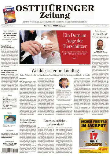 Ostthüringer Zeitung (Schleiz) - 15 Mar 2024