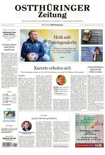 Ostthüringer Zeitung (Schleiz) - 16 Mar 2024