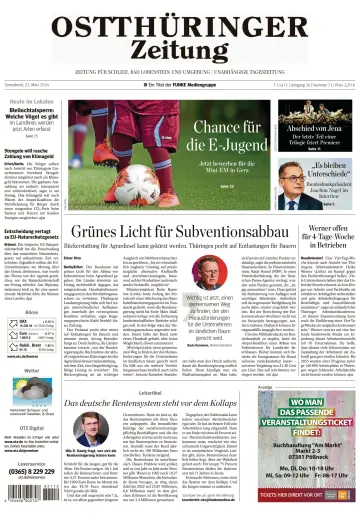 Ostthüringer Zeitung (Schleiz) - 23 Mar 2024
