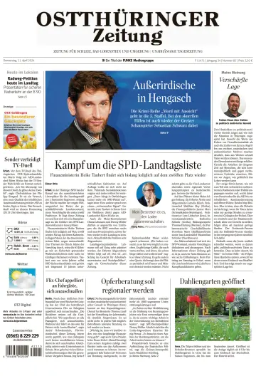 Ostthüringer Zeitung (Schleiz) - 11 Nis 2024