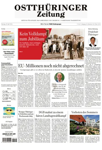 Ostthüringer Zeitung (Schleiz) - 30 avr. 2024