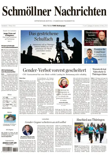 Ostthüringer Zeitung (Schmölln) - 3 Feb 2024