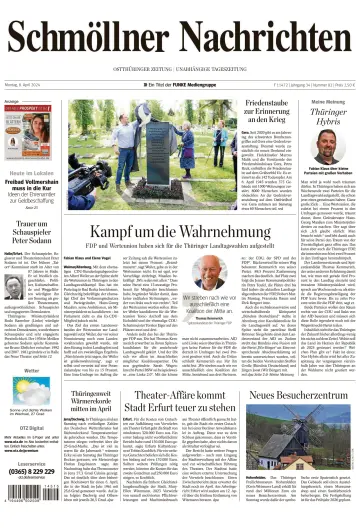 Ostthüringer Zeitung (Schmölln) - 08 4月 2024