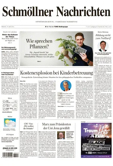 Ostthüringer Zeitung (Schmölln) - 10 апр. 2024