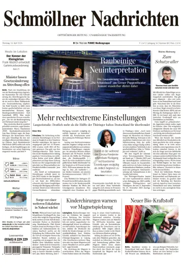 Ostthüringer Zeitung (Schmölln) - 16 Apr 2024
