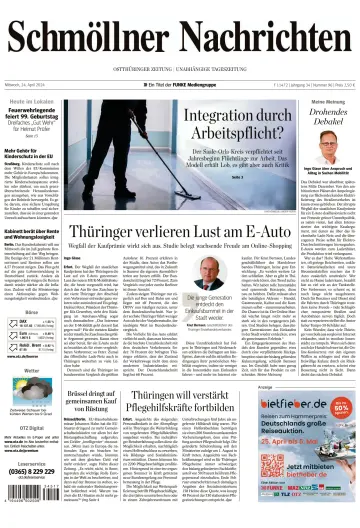 Ostthüringer Zeitung (Schmölln) - 24 апр. 2024