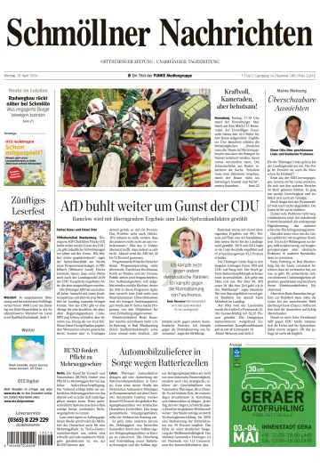 Ostthüringer Zeitung (Schmölln) - 29 Apr 2024