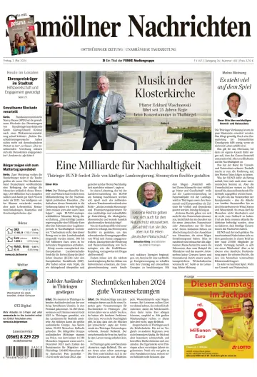 Ostthüringer Zeitung (Schmölln) - 3 May 2024