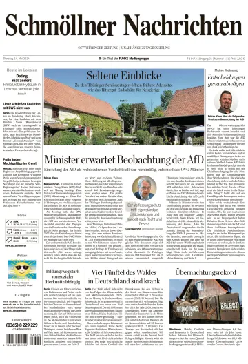Ostthüringer Zeitung (Schmölln) - 14 5月 2024