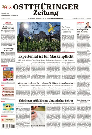 Ostthüringer Zeitung (Zeulenroda-Triebes) - 25 Mar 2022