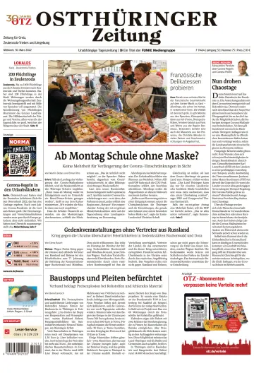 Ostthüringer Zeitung (Zeulenroda-Triebes) - 30 Mar 2022
