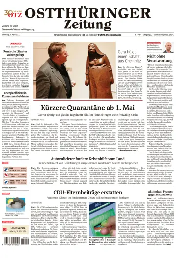 Ostthüringer Zeitung (Zeulenroda-Triebes) - 5 Apr 2022